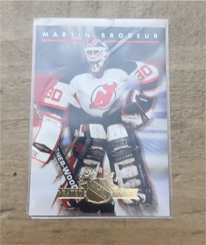1993-94 Donruss #10 Martin Brodeur Rated Rookie — front