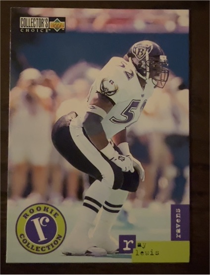 1996 Upper Deck Collector's Choice Update #U32 Ray Lewis — front