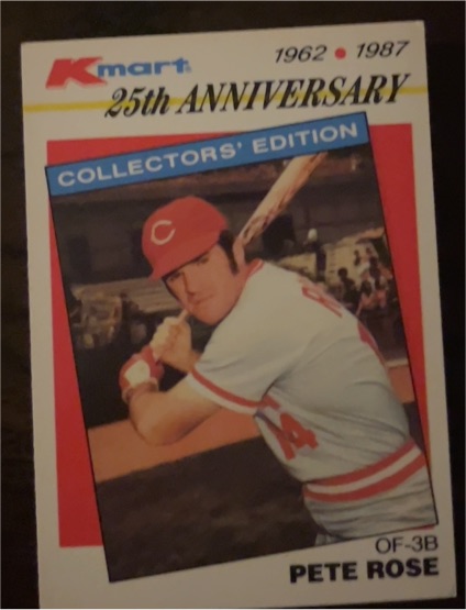 1987 Topps Kmart 25th Anniversary #19 Pete Rose — front