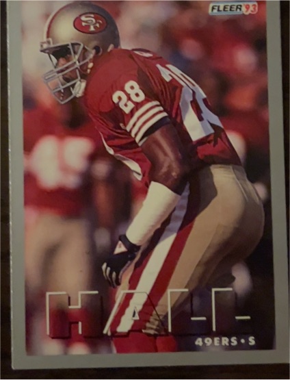 1993 Fleer #370 Dana Hall — front