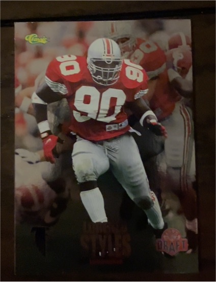1995 Classic NFL Draft #36 Lorenzo Styles Rookie — front