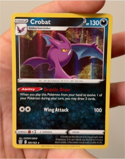 2021 Pokémon #091 Crobat — front