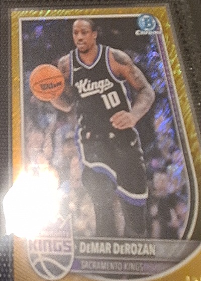 2025 Bowman Chrome #BCV-127 DeMar DeRozan — front