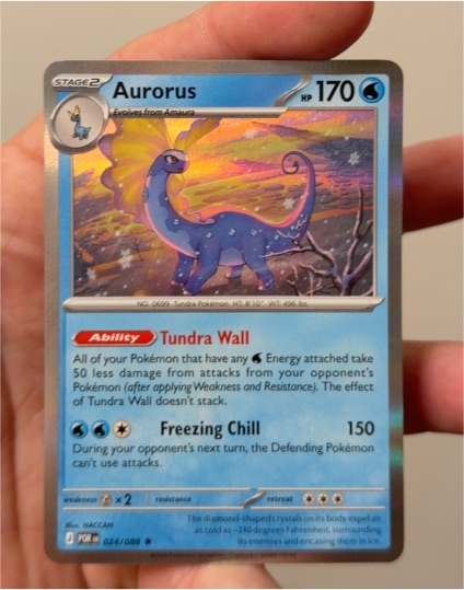2026 Pokémon #024 Aurorus — front