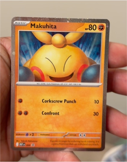 2015 Nintendo Pokemon TCG Makuhita #068 McDonald's Promo — front