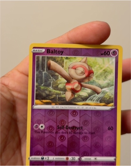 2021 Pokémon Sword & Shield Battle Styles #57 Baltoy — front