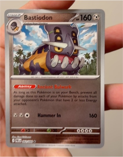 2013 Pokémon TCG Plasma Blast #062 Bastiodon — front
