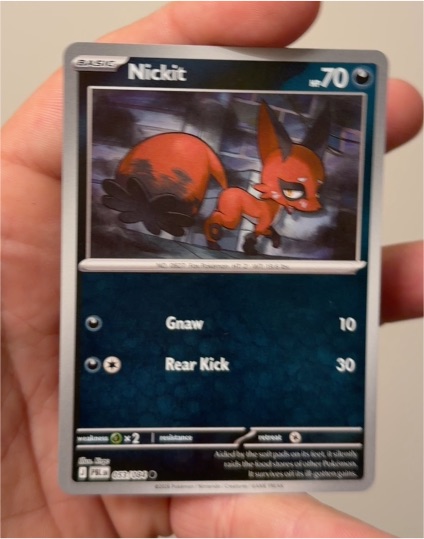 2026 Pokémon #053 Nickit — front