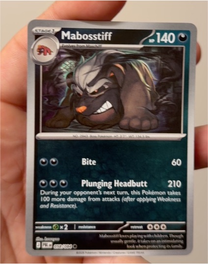 2023 Pokemon #058 Mabosstiff — front