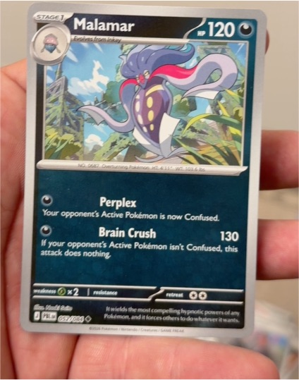 2026 Pokémon #052 Malamar — front