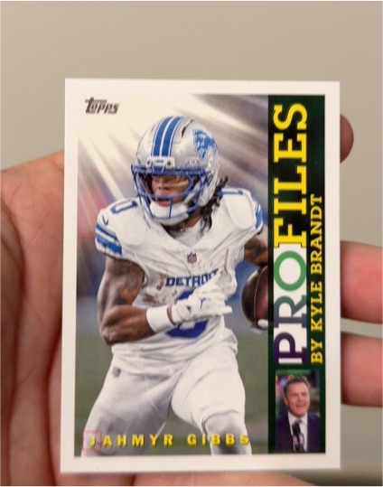 2026 Topps ProFiles #TP-12 Jahmyr Gibbs — front