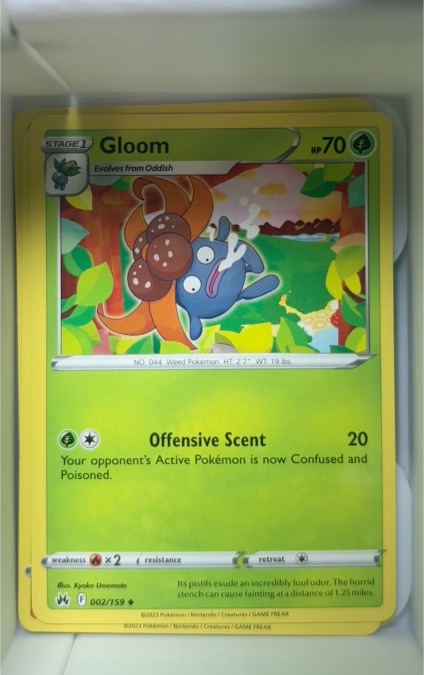 2023 Pokemon Crown Zenith #002 Gloom — front