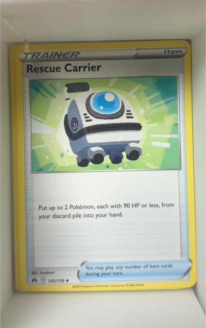 2023 Pokémon Crown Zenith #142 Rescue Carrier — front