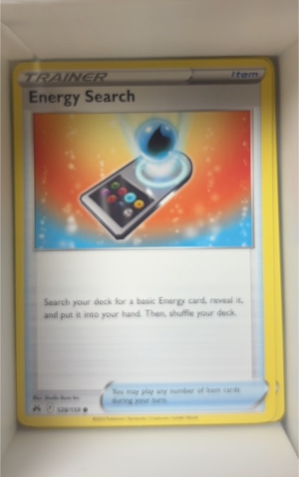 2023 Pokémon TCG Crown Zenith #128 Energy Search — front