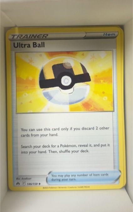 2023 Pokémon #146 Ultra Ball Crown Zenith — front