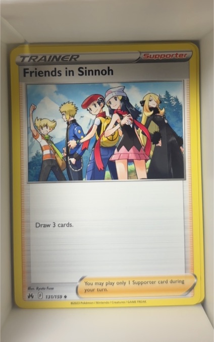 2023 Pokémon SWSH: Crown Zenith #131 Friends in Sinnoh — front