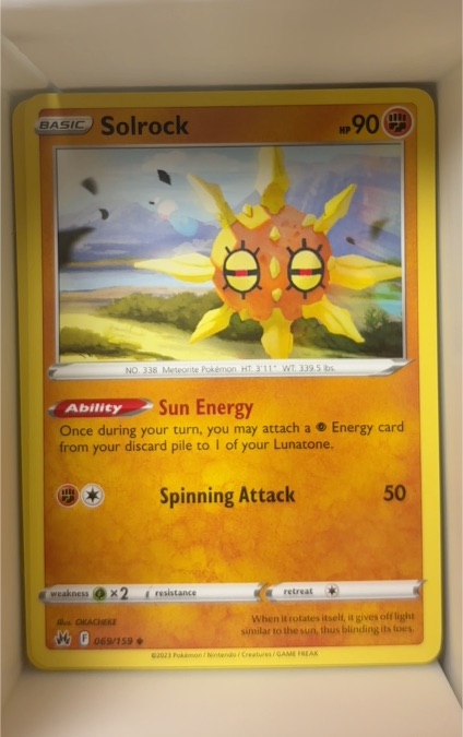 2023 Pokemon #069 Solrock — front