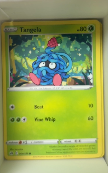 2022 Pokémon SWSH: Crown Zenith #004 Tangela — front