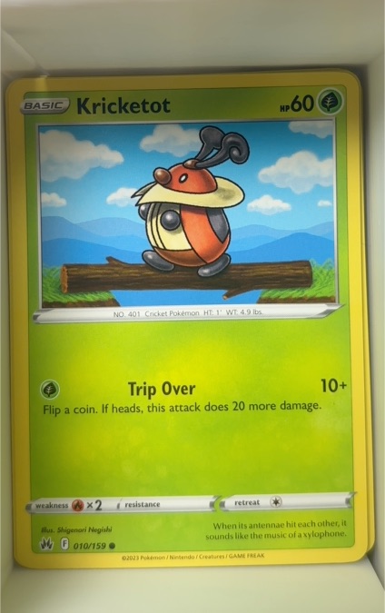 2023 Pokemon Crown Zenith #010 Kricketot — front