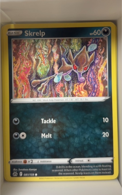 2023 Pokémon TCG Crown Zenith #081 Skrelp — front