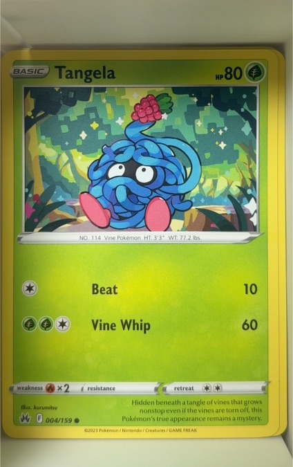 2023 Pokemon Crown Zenith #004 Tangela — front
