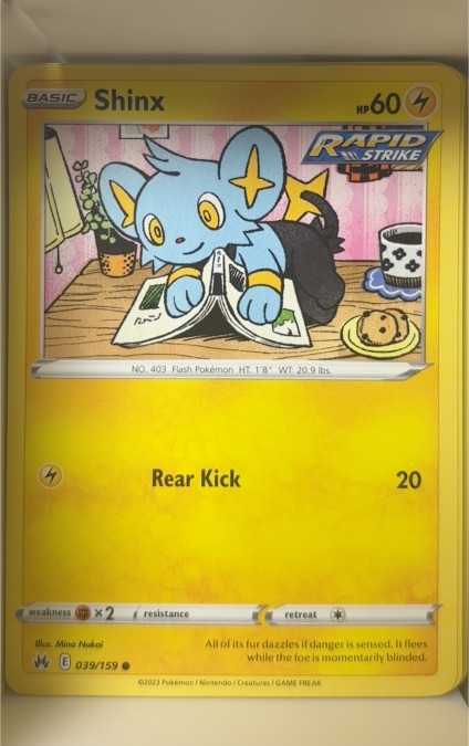 2023 Pokemon #039 Shinx — front