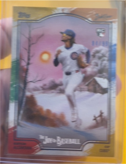 2025 Topps X Bob Ross Joy of Baseball #92 Kevin Alcantara — front
