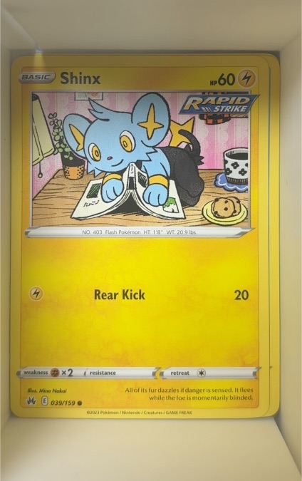 2023 Pokémon #039 Shinx Crown Zenith — front