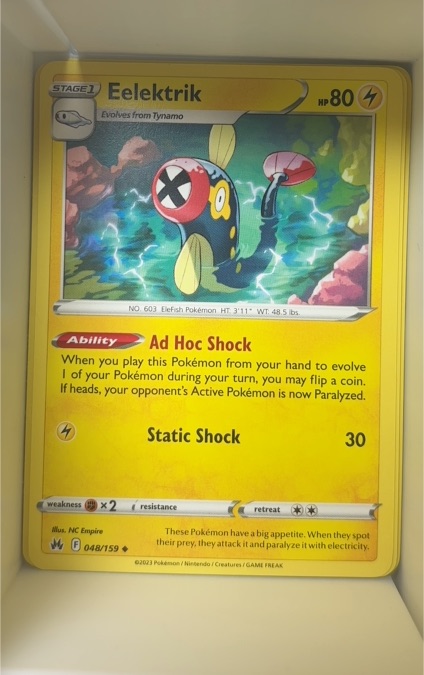2023 Pokémon #048 Eelektrik — front