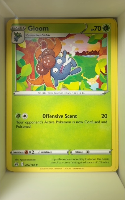 2023 Pokémon TCG Crown Zenith #002 Gloom — front