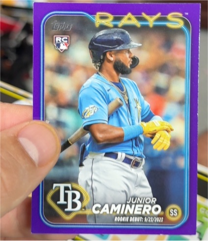 2024 Topps Update #US223 Junior Caminero — front