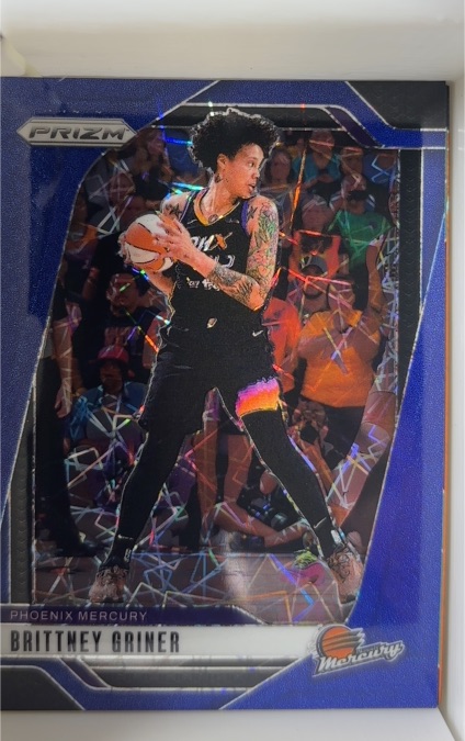 2024 Panini Prizm WNBA #113 Brittney Griner Blue Velocity Prizm — front