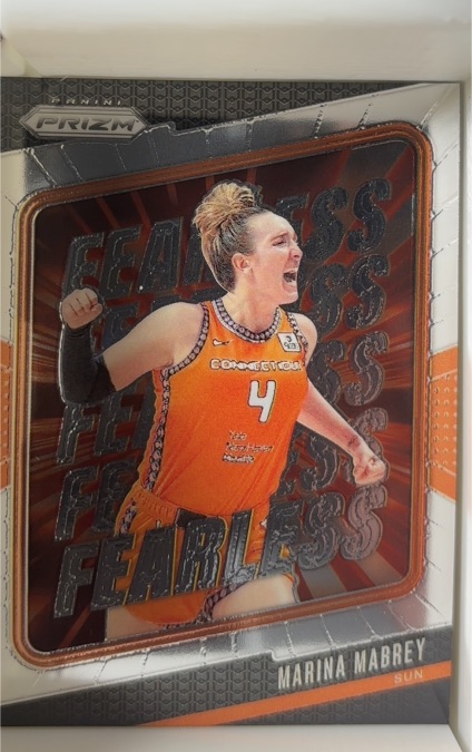 2024 Panini Prizm WNBA #11 Marina Mabrey Fearless Connecticut Sun — front