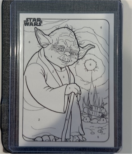 2025 Topps Chrome Star Wars #CP-8 Yoda By The Number — front