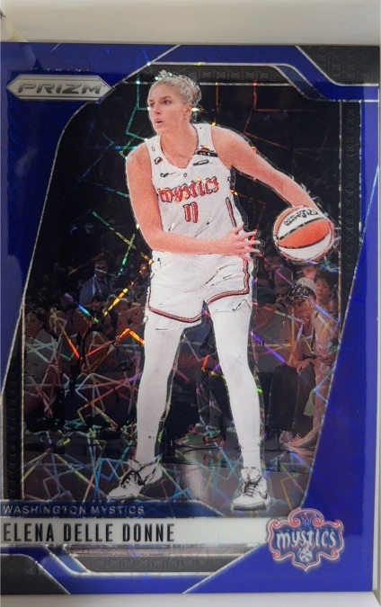 2024 Panini Prizm WNBA #7 Elena Delle Donne Blue Velocity Prizm — front
