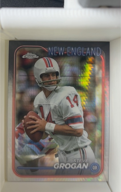 2024 Topps Chrome #132 Steve Grogan — front