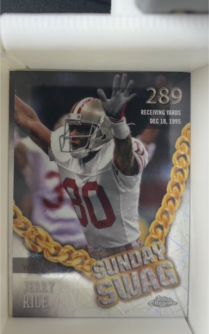 2024 Topps Chrome #SS-3 Jerry Rice Sunday Swag — front