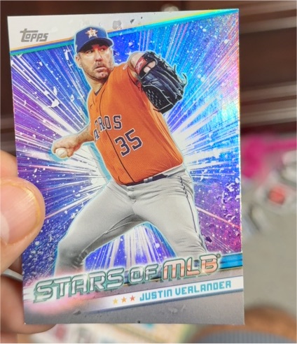 2024 Topps Update Series Stars of MLB Chrome #CSMLB-68 Justin Verlander — front