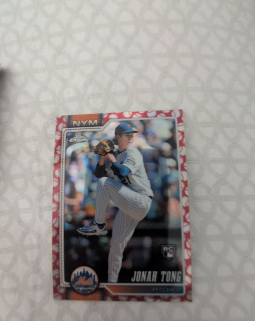 2026 Topps Chrome #269 Jonah Tong — front