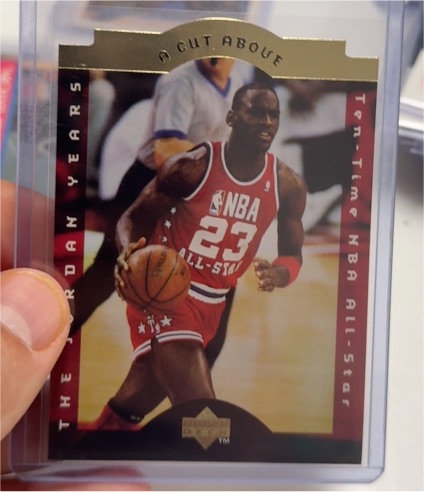 1996-97 Upper Deck Collector's Choice #CA5 Michael Jordan — front