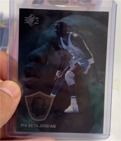 1998 Upper Deck SP Top Prospects #J16 Michael Jordan Phi Beta Jordan — front