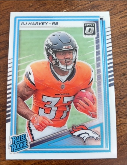2025 Donruss Optic #208 RJ Harvey — front