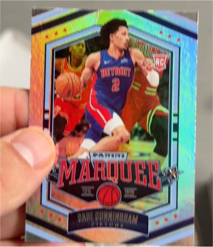 2021-22 Panini Chronicles Marquee #367 Cade Cunningham — front