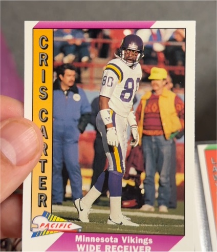 1991 Pacific #286 Cris Carter — front