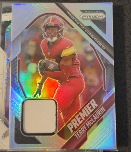 2025 Panini Prizm Premier Jerseys #PJY-TMC Terry McLaurin — front