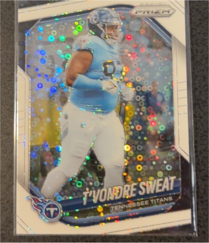 2025 Panini Prizm #80 T'Vondre Sweat — front