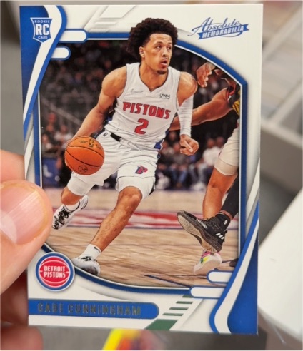 2021-22 Panini Chronicles Absolute #214 Cade Cunningham Rookie — front