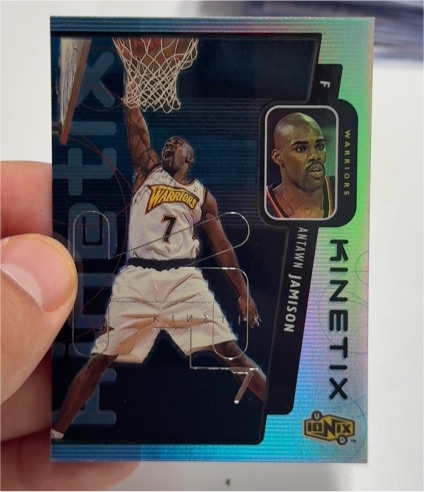 1998-99 Upper Deck Ionix Kinetix #K12 Antawn Jamison Rookie RC — front