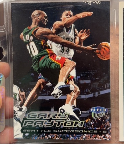 1998-99 Fleer Ultra #104 Gary Payton Seattle SuperSonics — front