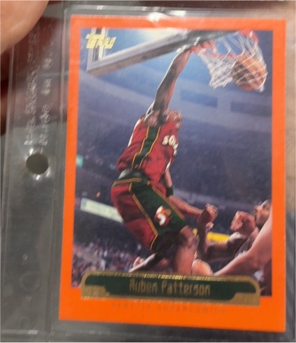 1999-00 Topps #132 Ruben Patterson — front